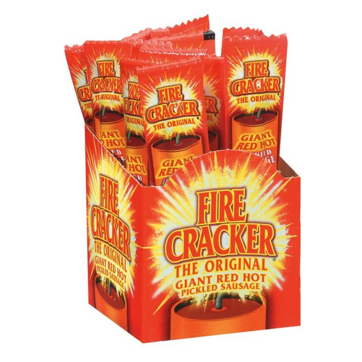 Firecracker Giant Red Hot Pickled Sausage 1.7oz pack — full package