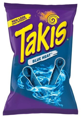 Takis Blue Heat Rolled Tortilla Chips 9.9oz Big Bags — pack