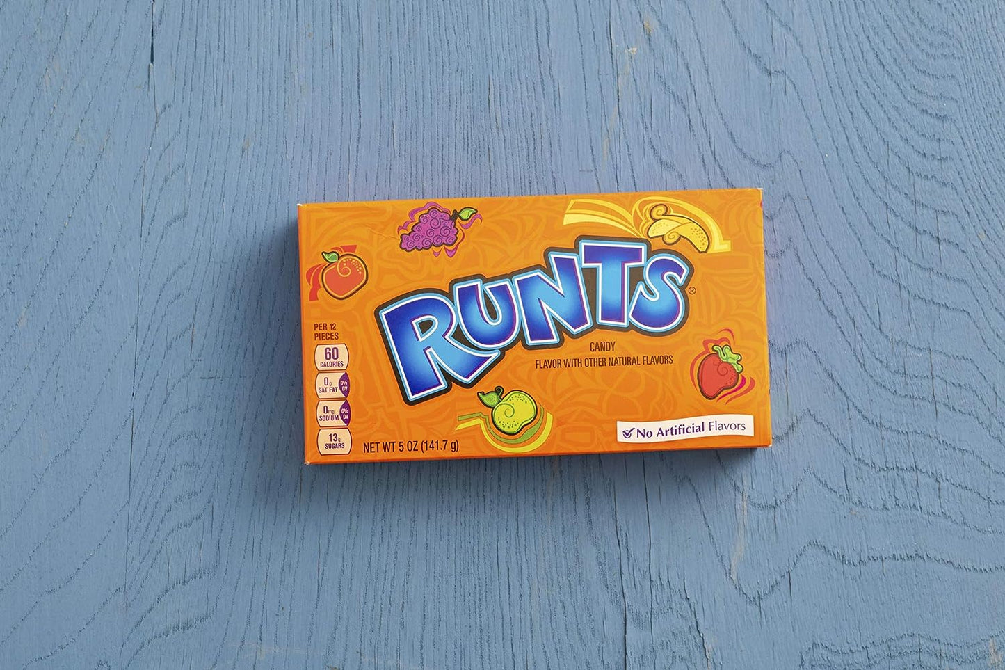 Runts Fruit Flavored Hard Candy, 5 Ounce Movie Theater Box (Pack of 12)