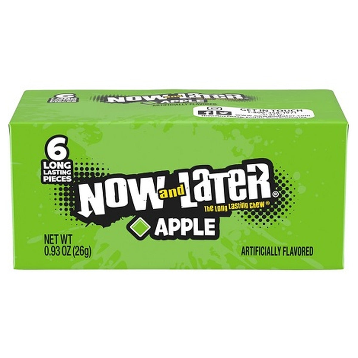 Now & Later Apple 0.93oz Box of 24 — full package