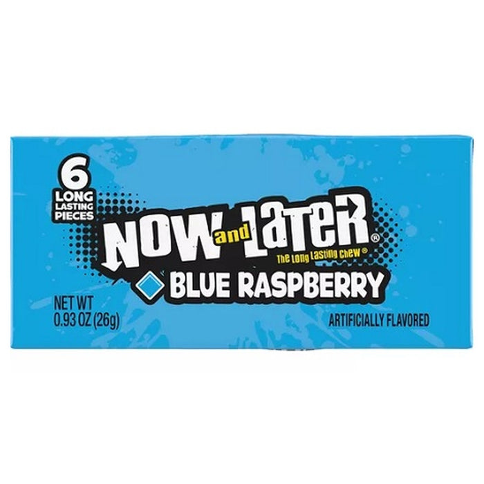 Now & Later Blue Raspberry 0.93oz Box of 24
