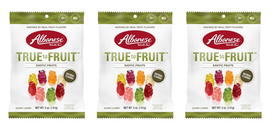 Albanese True to Fruit Exotic Fruits 5oz Peg Bags — 3-Pack