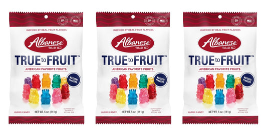Albanese True to Fruit American Favorite Fruits 5oz Peg Bags — 3-Pack
