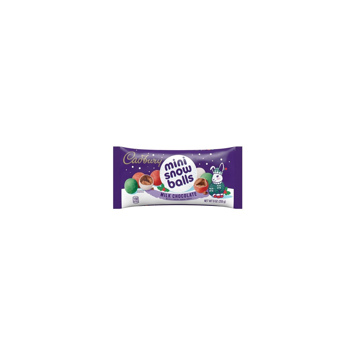 Cadbury Mini Snow Balls Limited Edition 9oz pack — full package