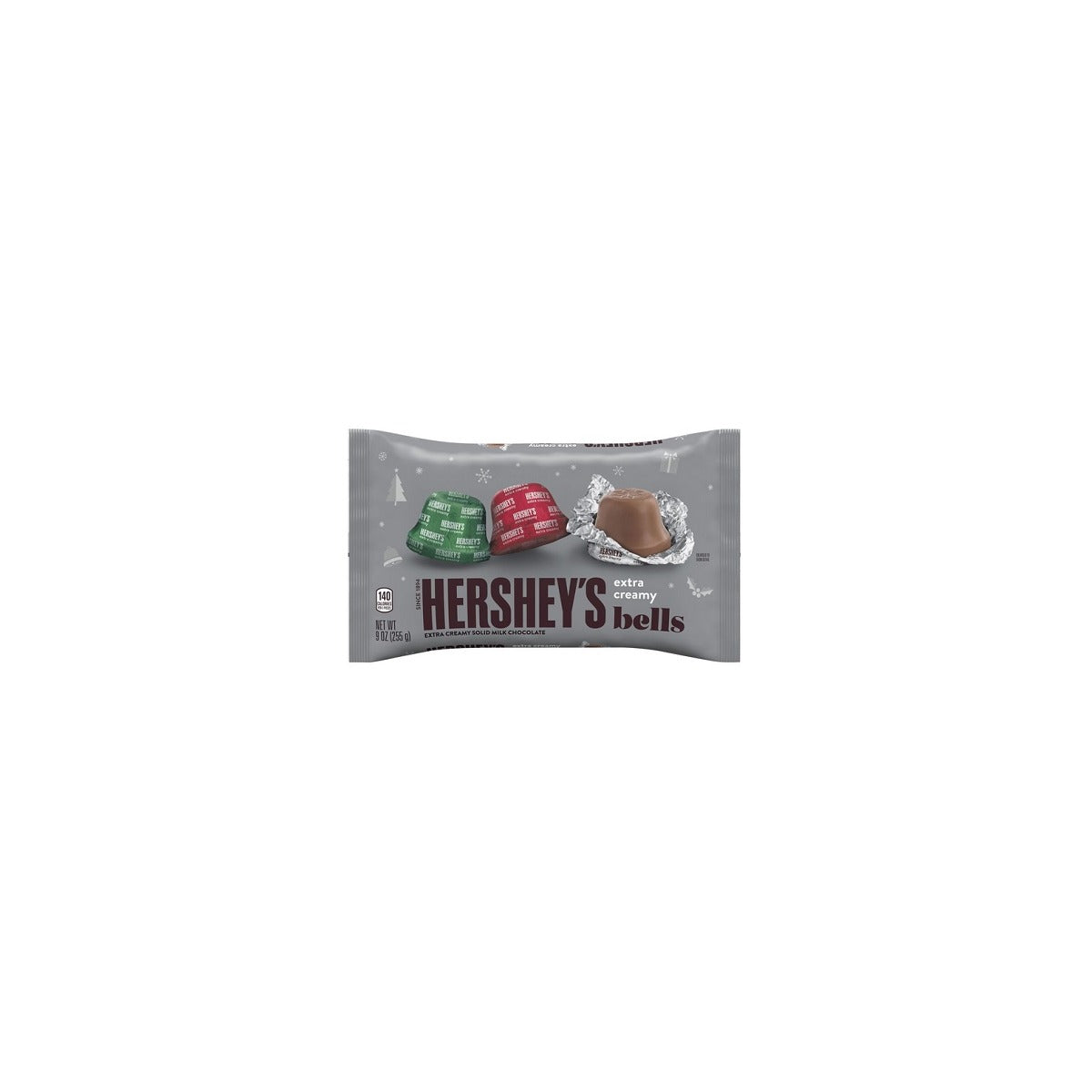 Hershey's Extra Creamy Bells Limited Edition 9oz pack — full package