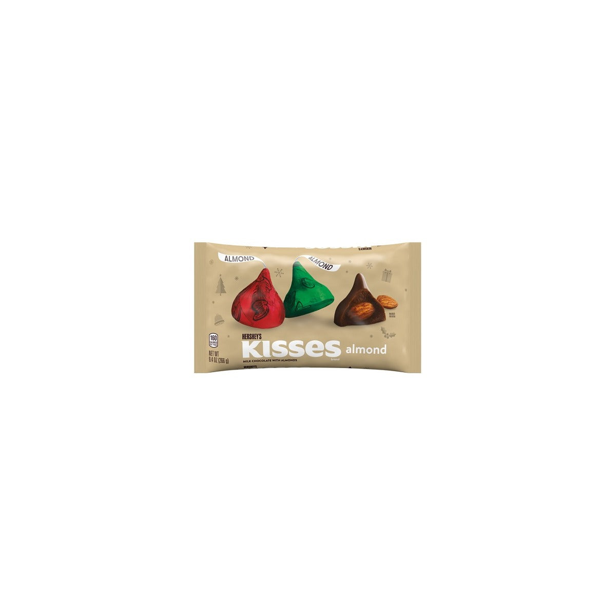 Hershey's Kisses Almond Limited Edition 9.4oz pack — full package