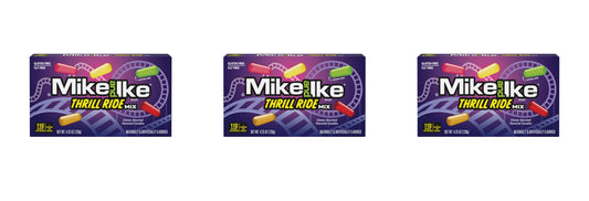 Mike and Ike Thrill Ride Mix 4.25oz Theater Boxes 3-Pack