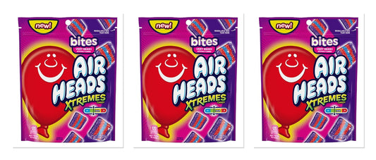 Airheads Xtremes Bites Very Berry 9oz Pouch 3-Pack
