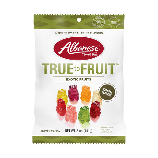 Albanese True to Fruit Exotic Fruits 5oz Peg Bags