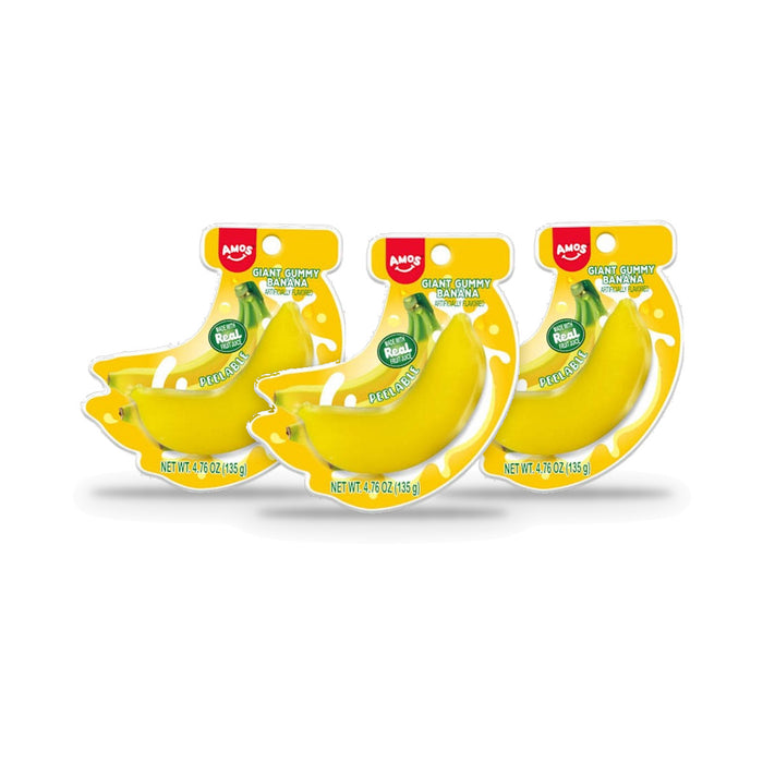 Amos Peelerz Giant Gummy Banana 4.76oz