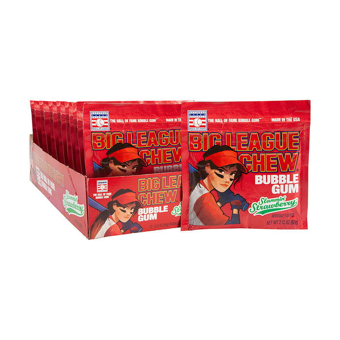 Big League Chew Strawberry 2.12oz