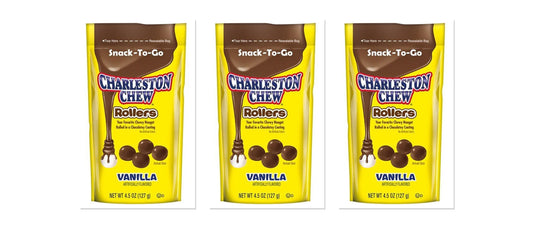 Charleston Chew Rollers Vanilla 4.5oz Pouch 3-Pack