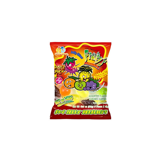 Din Don Fruity's Ju-C Jelly Bites Hot & Spicy 13oz