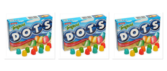 Dots Tropical 6.5oz Theater Box 3-Pack