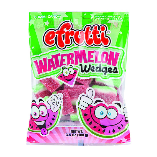 e.frutti Watermelon Wedges 3.5oz Peg Bag