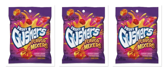 Gushers Flavor Mixers 4.25oz Peg Bag 3-Pack