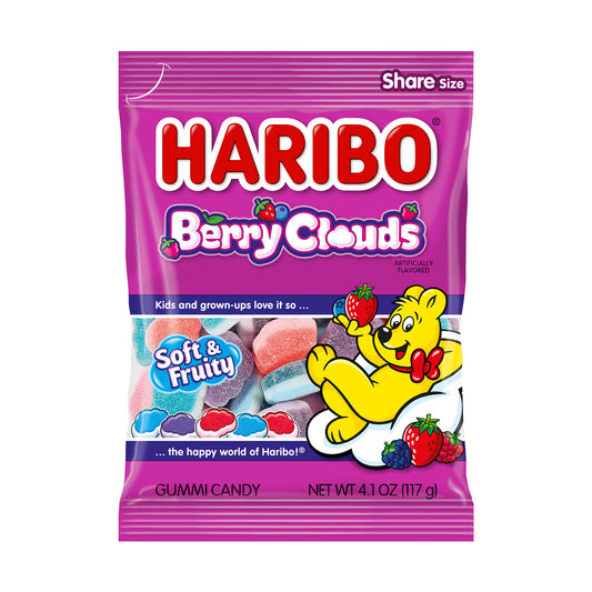 Haribo Berry Clouds 4.1oz Peg Bag