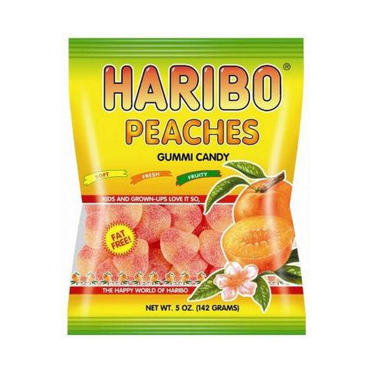 Haribo Peaches 5oz Peg Bag