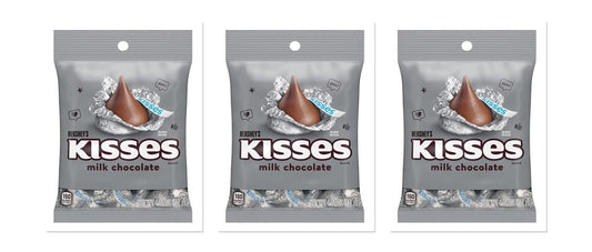 Hershey's Kisses Peg Bag 4.84oz 3-Pack