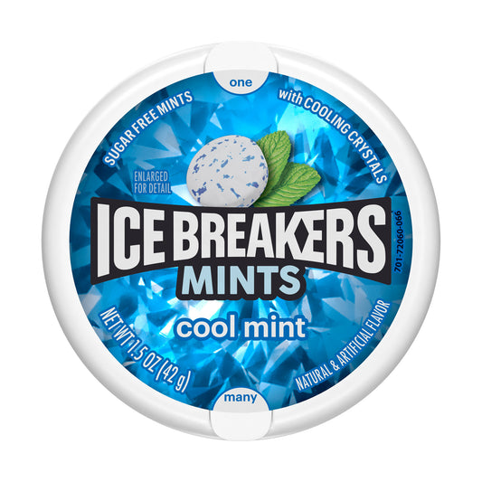 Ice Breakers Cool Mint Sugar-Free Mints 1.5oz Tins