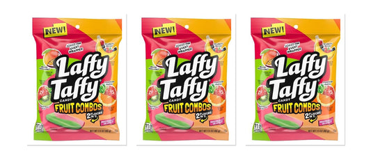Laffy Taffy Fruit Combos Peg Bag 3.5oz 3-Pack