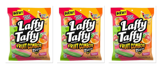 Laffy Taffy Fruit Combos Peg Bag 6oz 3-Pack