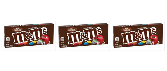 M&M's Plain 3.1oz Theater Box 3-Pack