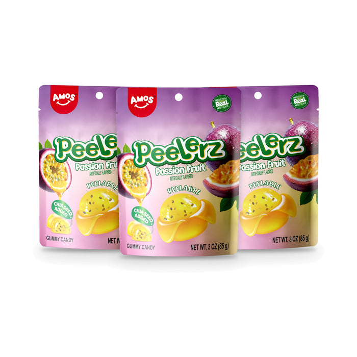 Peelerz Gummy Passion Fruit 3oz Peg Bags