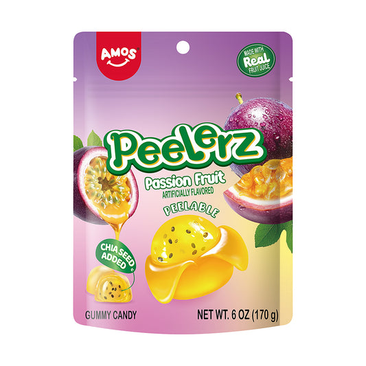 Peelerz Gummy Passion Fruit 6oz Peg Bags single