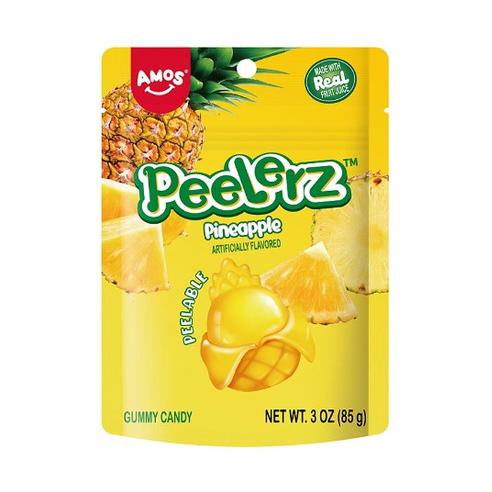 Peelerz Gummy Pineapple 3oz Peg Bags