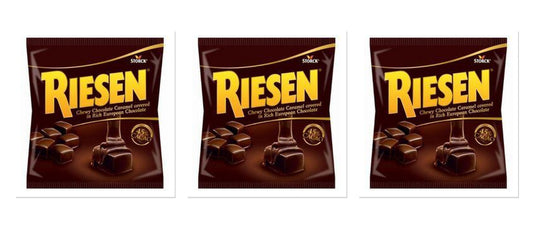 Riesen Chocolate Caramel Chews 2.65oz Peg Bag 3-Pack