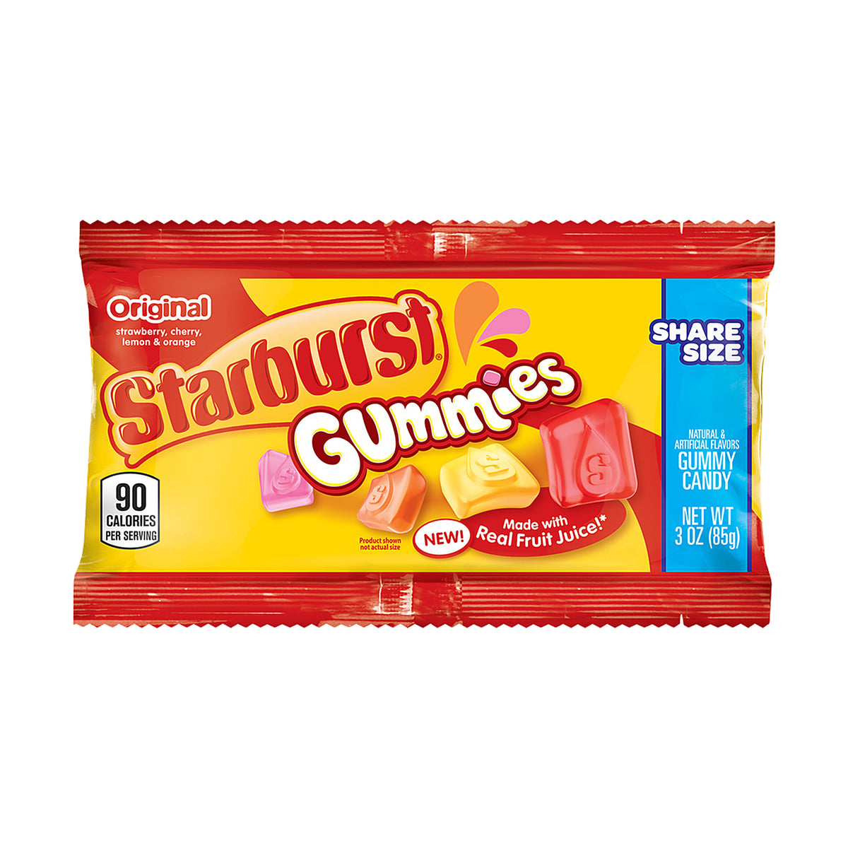 Starburst Gummies Original Share Size 3oz single