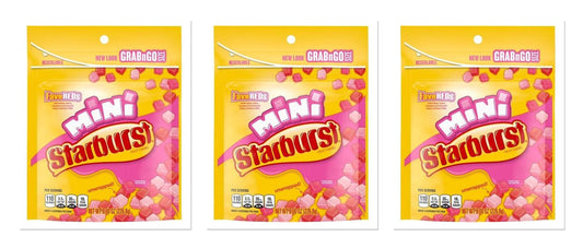 Starburst Mini Fave Reds 8oz Pouch 3-Pack