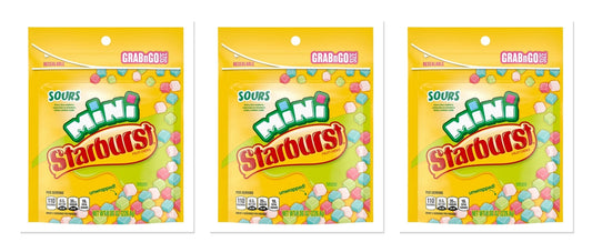 Starburst Mini Sour 8oz Pouch 3-Pack