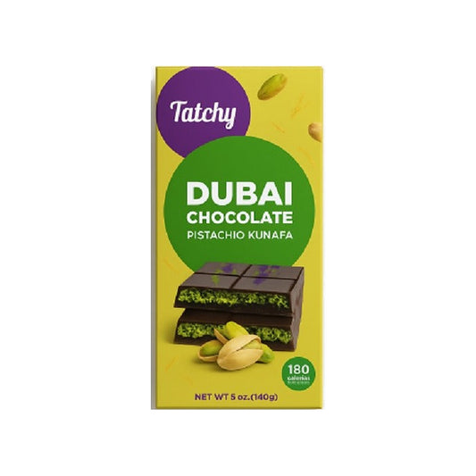 Tatchy Dubai Chocolate Pistachio Kunafa 5oz pack — full package