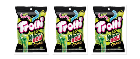 Trolli Sour Mountain Dew 6.3oz Bag 3-Pack