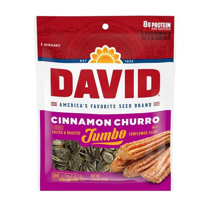 David Jumbo Cinnamon Churro Seeds 5.25oz — full package
