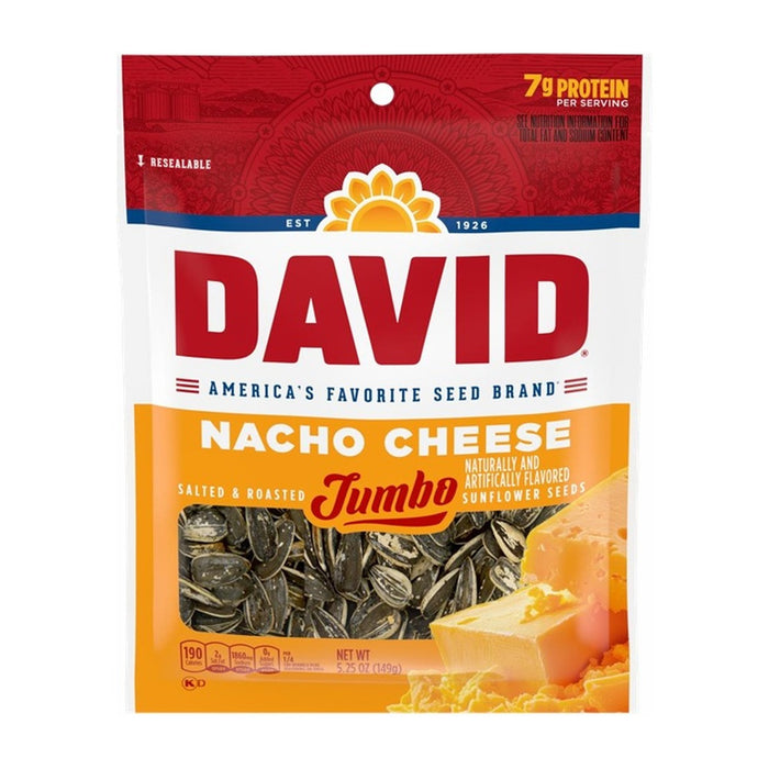 David Jumbo Nacho Cheese Seeds 5.25oz