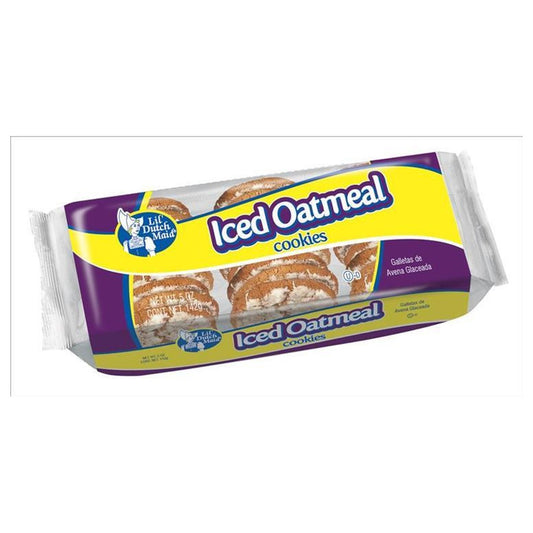 Lil' Dutch Maid Iced Oatmeal Cookies 5oz pack — full package