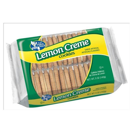 Lil' Dutch Maid Lemon Creme Cookies 5oz pack — full package