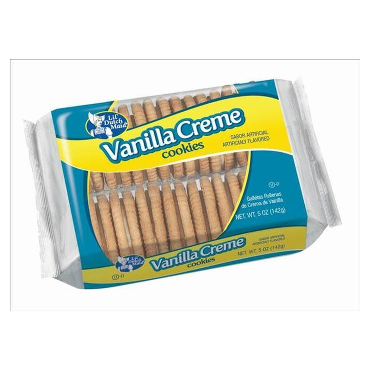 Lil' Dutch Maid Vanilla Creme Cookies 5oz pack — full package