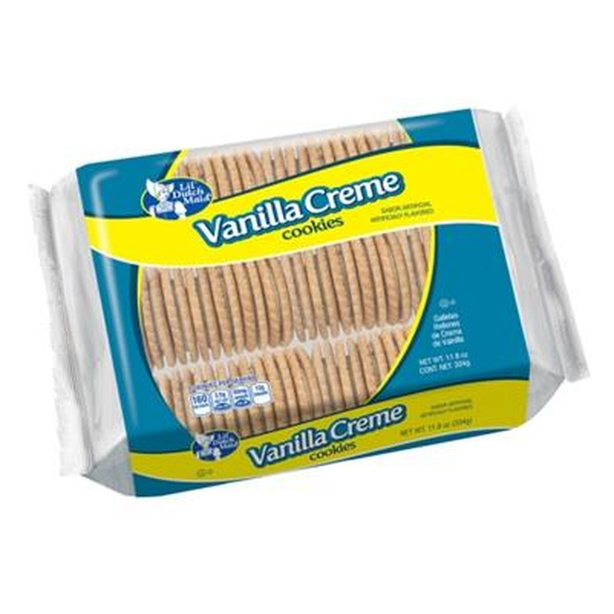 Lil' Dutch Maid Vanilla Creme Cookies 11.8oz pack — full package