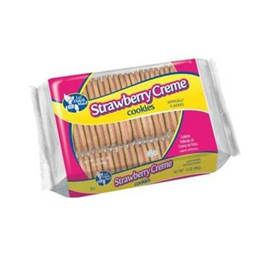 Lil' Dutch Maid Strawberry Creme Cookies 11.8oz pack — full package