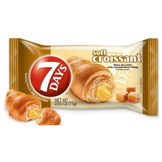 7 Days Caramel Dulce de Leche Croissant 2.65oz pack — full package