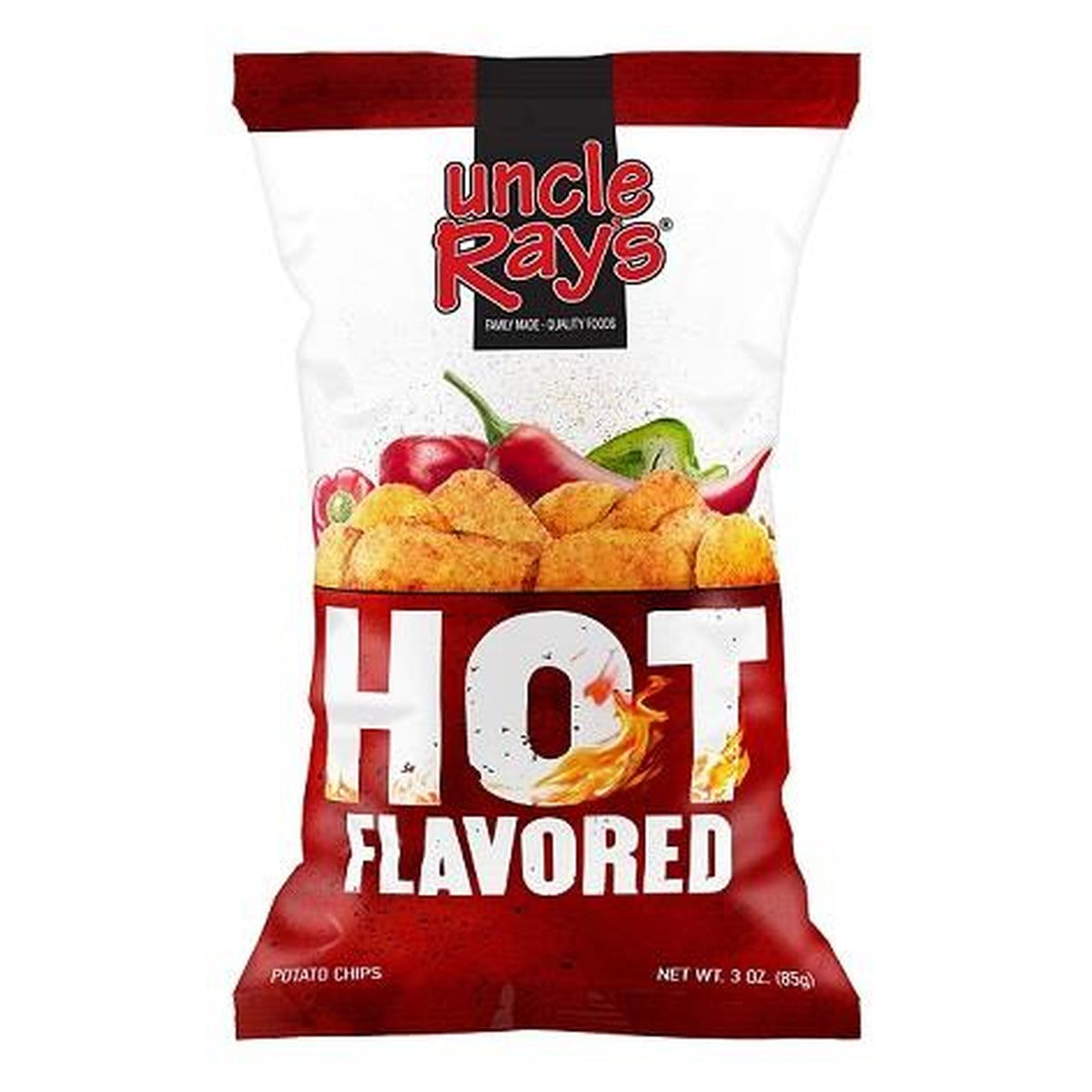 Uncle Ray's Hot Chips 3oz — full package