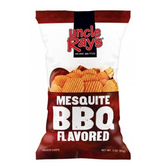 Uncle Ray's Mesquite BBQ Chips 3oz — full package