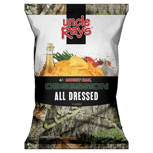 Uncle Ray's All Dressed Mossy Oak Chips 3oz — full package