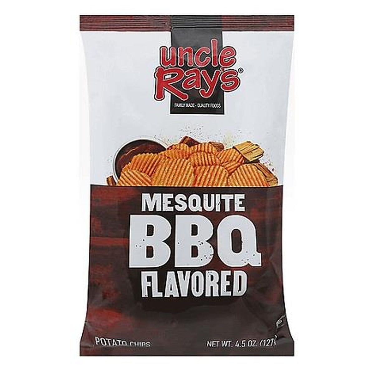 Uncle Ray's Mesquite BBQ Chips 4.5oz — full package