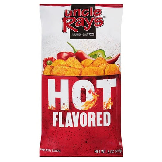 Uncle Ray's Hot Chips 8oz — full package