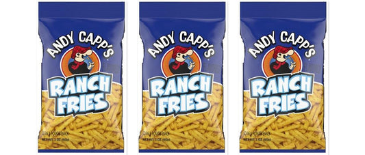 Andy Capp's Ranch Fries 3oz 3-Pack — three single bags